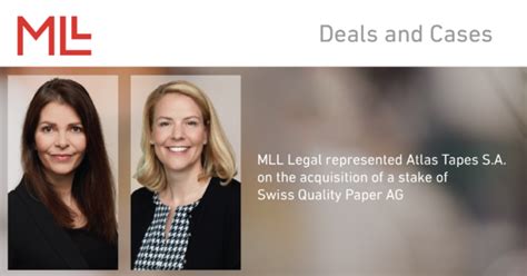 MLL Legal Represented Atlas Tapes S A On The Acquisition Of A Stake Of