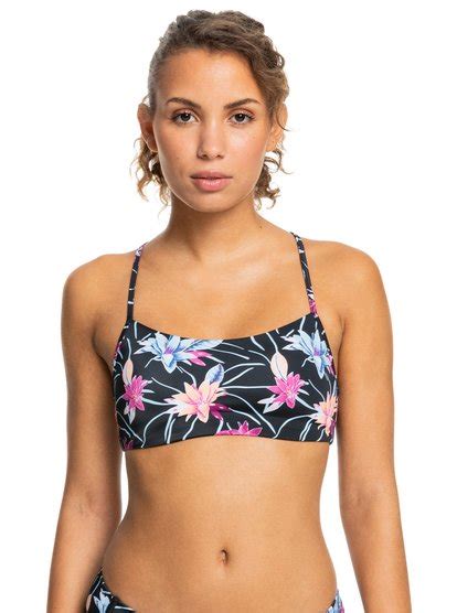 Roxy Active Bralette Sports Bra Bikini Top For Women Roxy