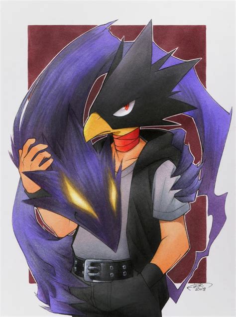 Tokoyami By Finikart On Deviantart Hero Poster My Hero Academia