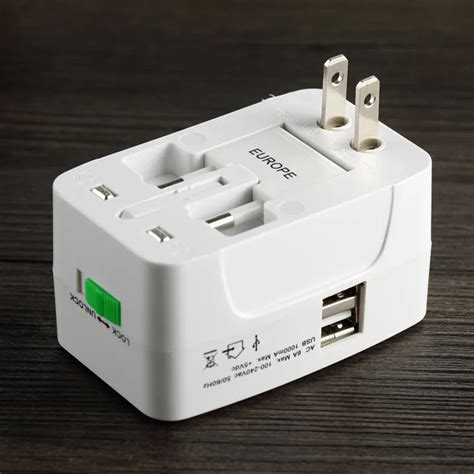 Travel Adapter With Box Universal Electric Plug Socket Adapter ...