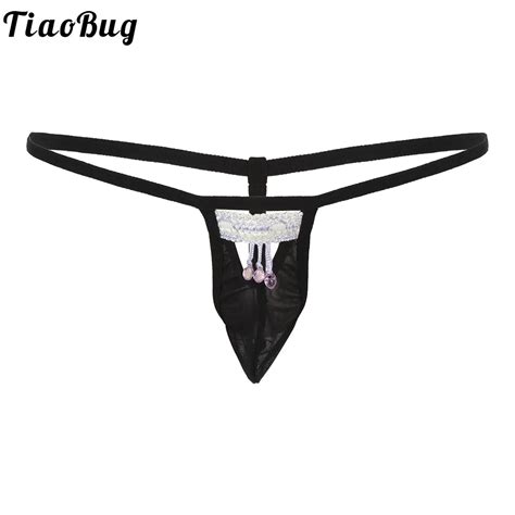 Tanga De Cintura Doble Para Hombre Ropa Interior Sexy Gay Hilo De