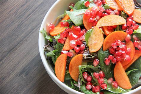 Persimmon Pomegranate Salad Ketchup With Linda