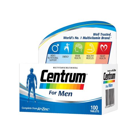 Centrum Multivitamin And Multimineral Tablet For Men Complete From A To