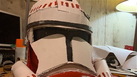 Cardboard Clone Trooper Helmet Phase 2 Youtube