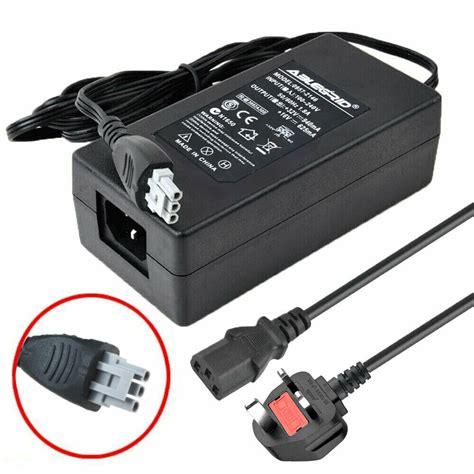 Ac Dc Adapter For Hp Photosmart C4272 C4280 C4385 0957 2231 Aio Printer Power Color Black Input