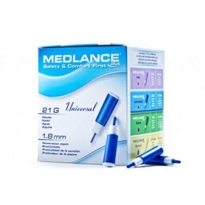 Ланцет Medlance plus Universal, иголка 21G, глубина проникновения 1,8 ...