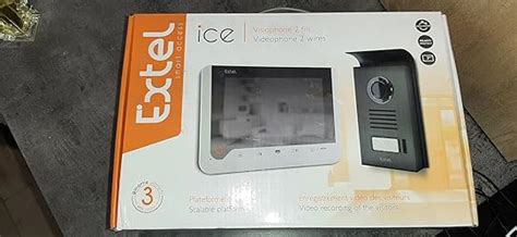 Extel Visiophone Ice Fils Facile D Instalation Effet Miroir