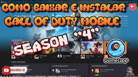 💯🤪 Cod Mobile Como Baixar E Instalar E Configurar Seu Gameloop Para