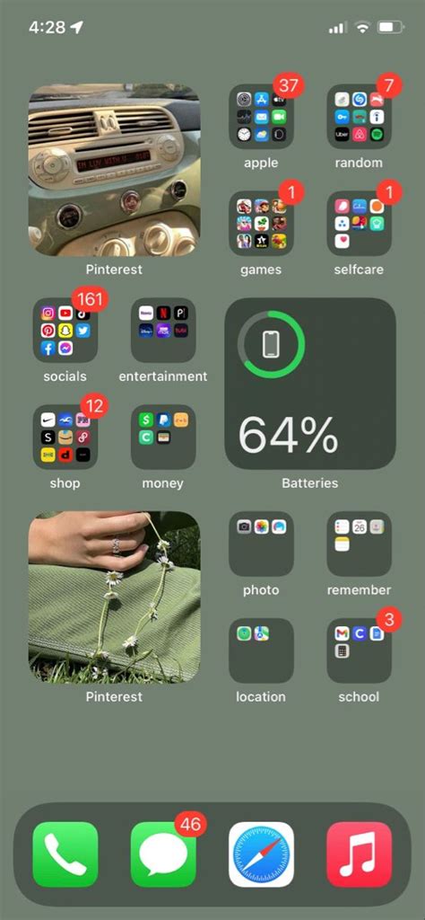 Pin By Ma Lis On Homescreen Layout In Iphone Organization