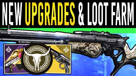 Destiny New Exotic Crafting Rolls Loot Farm New Perks Upgrades