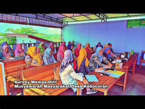 Survey Mawas Diri Smd Dan Musyawarah Masyarakat Desa Mmd Desa