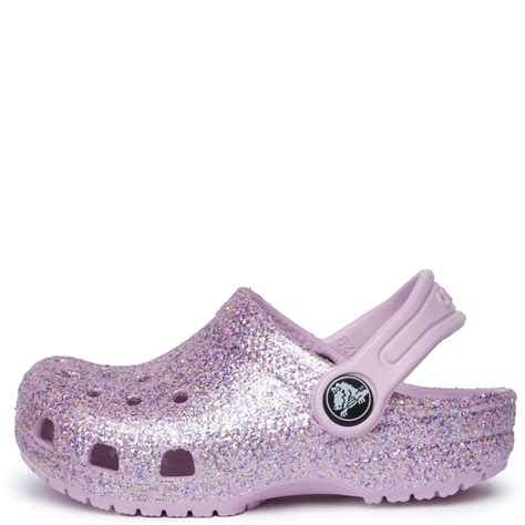 Crocs Kids Classic Glitter Clog 206992 1dg Shiekh