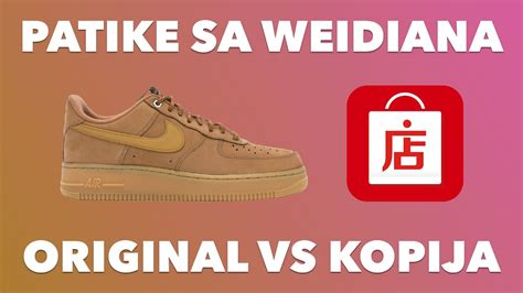 Kopije Patika Sa Weidiana Poredjenje Kopije I Originala Nike Air