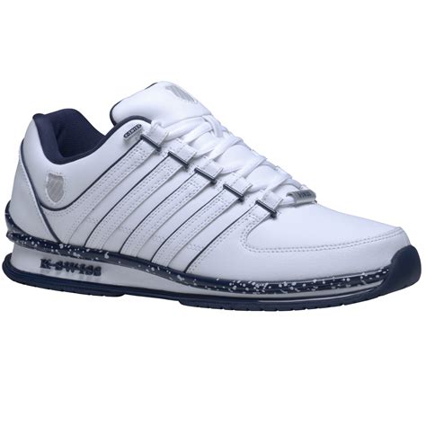 K Swiss Rinzler Sp Mens White Blue Trainer Limited Edition Lace Up