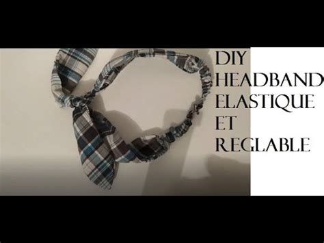 Coudre Un Bandeau Cheveux Ajustable Headband Pour Fille Tuto