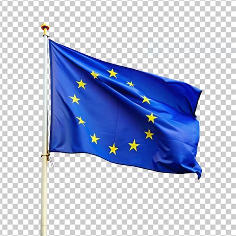 Bandeira da União Europeia png PSD Premium gerado IA