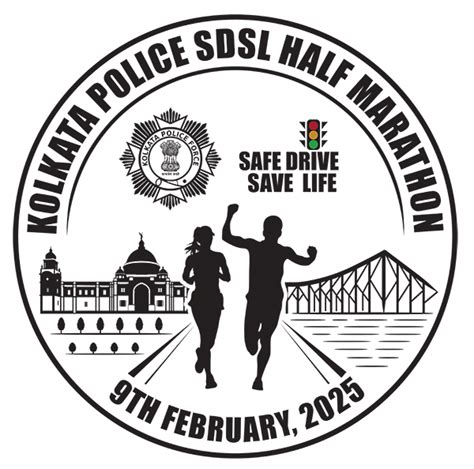 Kolkata Police Safe Drive Save Life Half Marathon