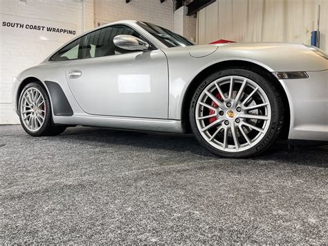 Porsche 911 Matte Black Stone Guards South Coast Wrapping