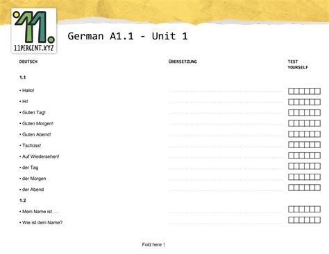 Vocabulary sheets for spaced repetition — 11 percent - Best way to ...