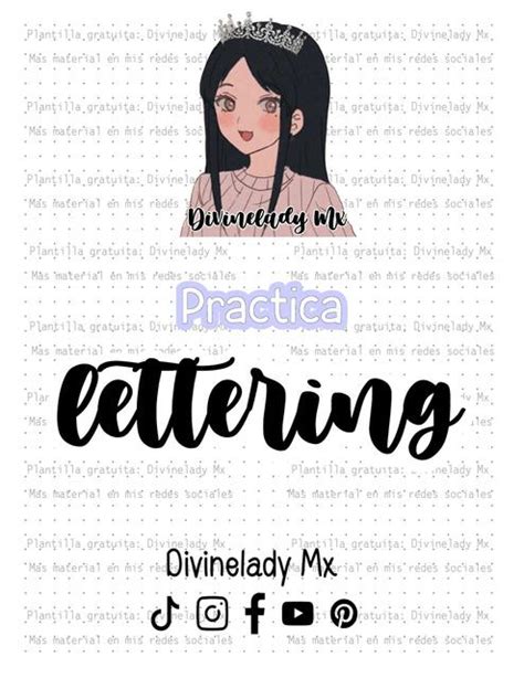 Plantilla De Lettering Divinelady Mx UDocz