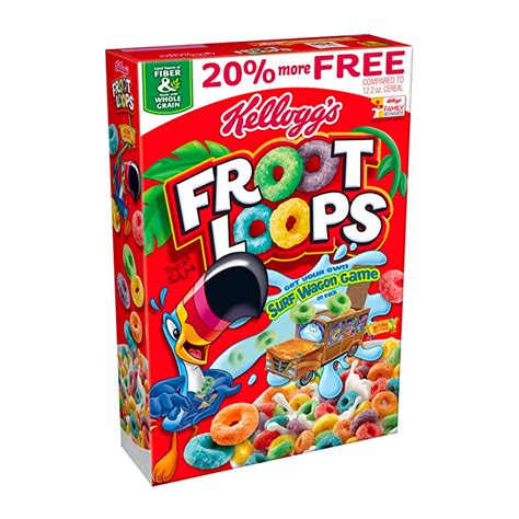 Kelloggs Froot Loops Sweetened Multi Grain Cereal 417g Js Supermarket