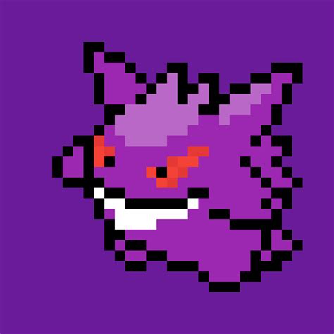 Gengar Pokemon Pokemon Fan Art Ghost Type Pokemon Pixel Art Pokemon The Best Porn Website