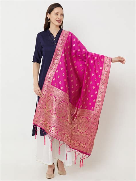 Buy Kalini Ethnic Motifs Woven Design Dupatta Dupatta For Women