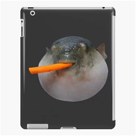 Pufferfish Eating Carrot Meme Ipad Case Skin By Goath Redbubble