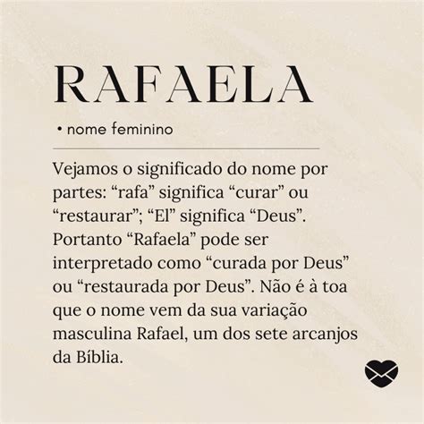 Qual O Significado Do Nome Rafaela