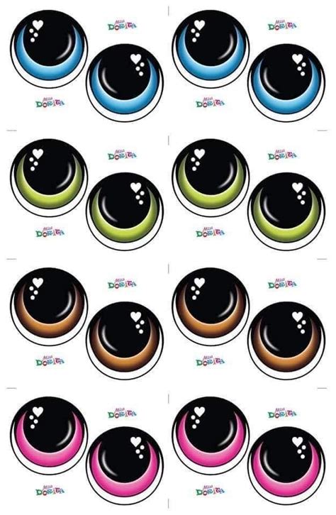 Pin By Glenna Ann Boggs Hamilton On Tutoriales Eye Stickers Doll