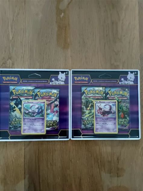 DUOPACK POKEMON ART Set ORIGINES ANTIQUES Promo MEWTWO VF EUR 300