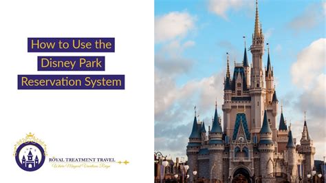 How To Use The Walt Disney World Park Reservation System Youtube