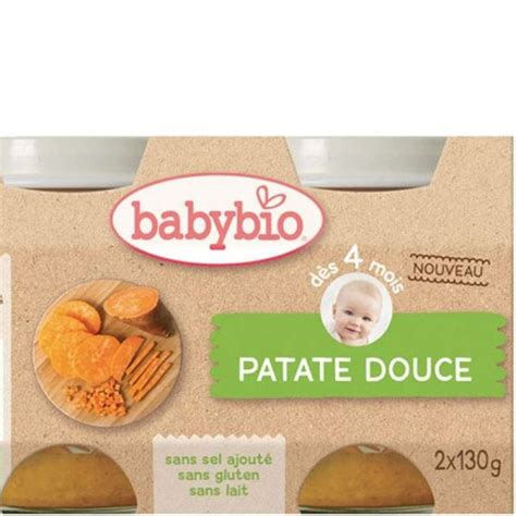 Babybio Petit Pot L Gumes Patate Douce Bio