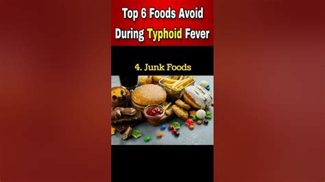 Top 6 Foods Avoid During Typhoid Fever🤒 Shorts Youtube