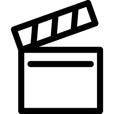 Cine Claqueta Icono Gratis