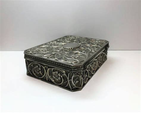 Godinger Silver Jewelry Box Vintage Godinger Silver Plated Jewelry Box