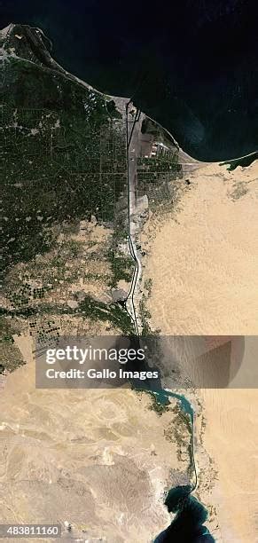 16 Satellite Views Of The Suez Canal Stock Photos, High-Res Pictures ...