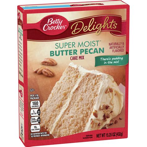 Betty Crocker Super Moist Butter Pecan Cake Mix 1525 Oz