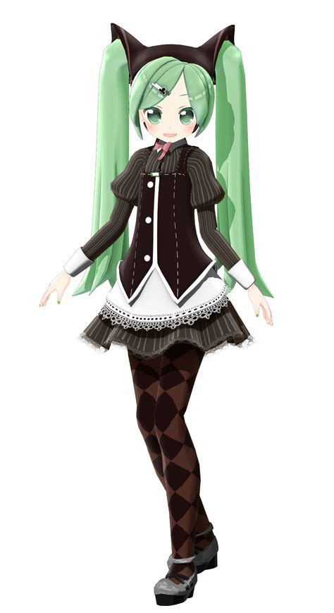 Mmd Model Dl Clover Club Miku By Paprika1423 On Deviantart