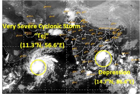 Cyclone Tej Likely To Intensify Into Extremely Severe Cyclonic Storm