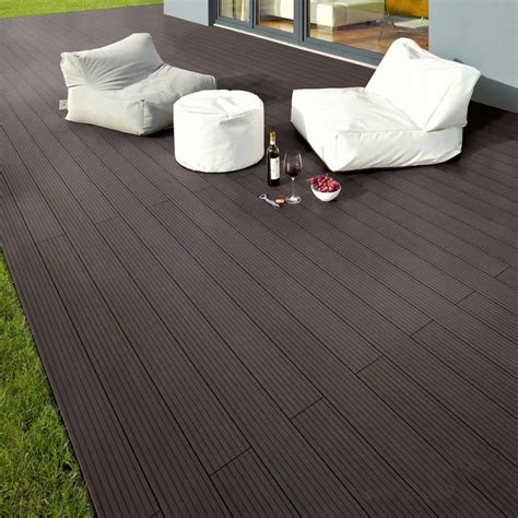 Outdoor Waterproof WPC Wood Plastic Composite Decking Board Flooring