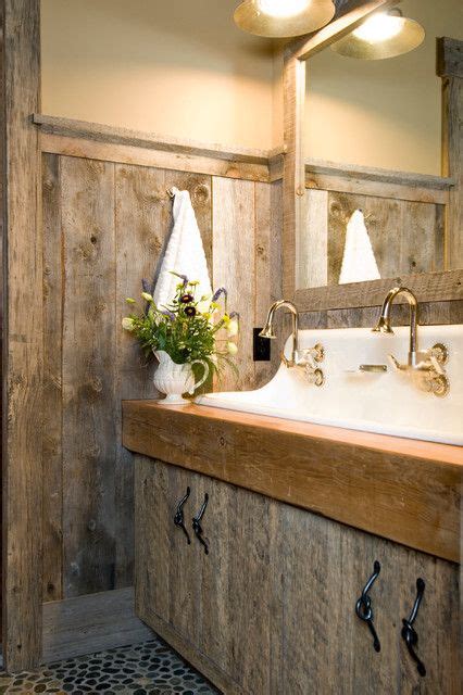 66 Cool Rustic Bathroom Designs Digsdigs