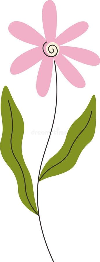 Flower Hand Drawn Outline Stock Vector Illustration Of Spring 306591810