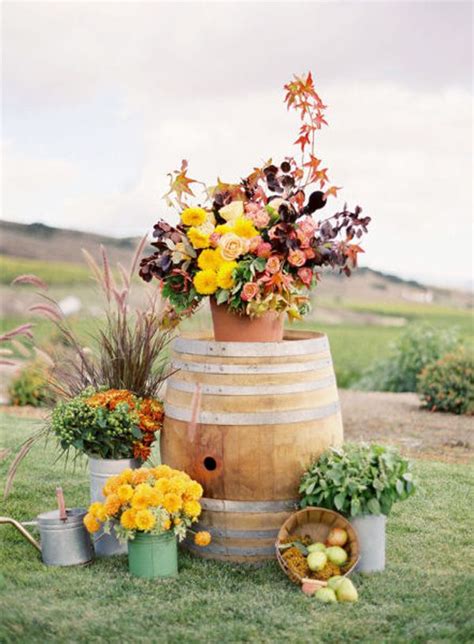 Another Rustic Wine Barrels Wedding Decor Ideas Deer Pearl Flowers