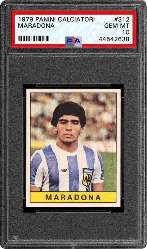 Soccer 1979 Panini Calciatori Maradona Psa Cardfacts®