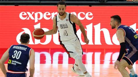 Estados Unidos vence a Serbia en amistoso previo al básquetbol de Paris