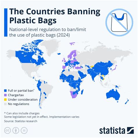 The Evolving Global Landscape Of Plastic Bag Bans Vivid Maps