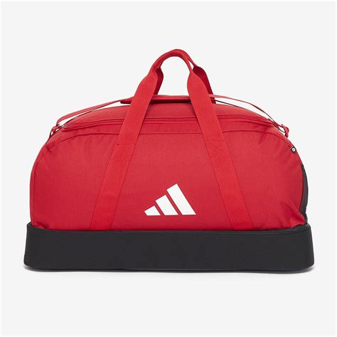 Adidas 3 Stripe Tiro League Duffle Bag Bc Medium Team Power Red