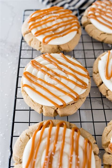 Crumbl S Salted Caramel Cheesecake Cookie Cooking With Karli