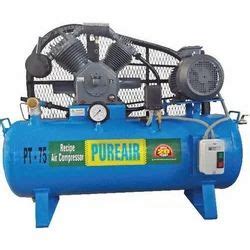 Two Stage Reciprocating Air Compressor Model Pt With Ltr Tank At